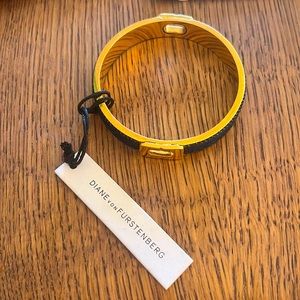 Diane Von Furstenberg denim bracelet